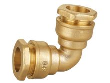 Coude à compression en laiton