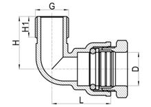 Coude mâle C×MI, HS150-006