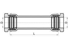Raccord à compression de réparation, HS150-012