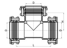 Té égal C×C×C, HS160-007