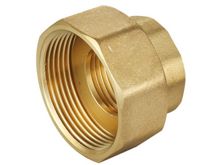 Union droite 2 pièces F×F avec joint plat, HS190-049
