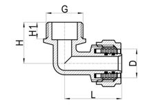Coude mâle C×MI, HS210-007