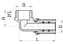 Coude mâle, HS220-007
