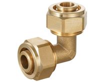 Coude à compression en laiton