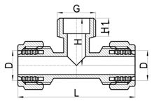 Té mâle C×C×MI, HS230-011