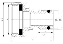 Adaptateur pour robinet femelle, HS320-002