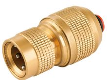 Connecteur de tuyau avec butée d'eau (6 billes d'acier), HS320-013
