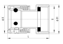 Raccord connecteur pour robinet, HS320-019